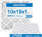 10x10x1 Air Filter MERV 8, AmazEden MPR 600 Pleated HVAC AC Furnace Dust Defense Air Filters Replacement (Exact Dimensions: 9.81x9.81x0.81 Inches)...