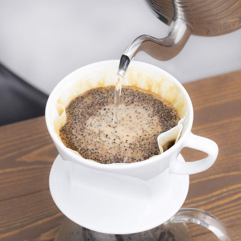 Kalita HASAMI & Kalita HA101#01010 Coffee Dripper, Porcelain Hasami Ware for 1-2 People...