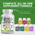 Oregano Oil 6000mg Garlic Extract 4000mg Olive Leaf 3000mg Black Seed Oil 3000mg - Immune Support & Digestive Health Supplement for Women and Men ...