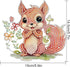 Tontut Easter Diamond Painting Wall Hanging, Squirrel Special Shape Diamond Painting Kit, Acrylic Crafted Diamond Art for Home Wall Garden Decorat...