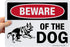 SmartSign Beware of Dog Sign - German Shepherd Signs for Fence/Wall | 10 x 14 Inches, Reflective Aluminum Metal, Dangerous Dog Warning...
