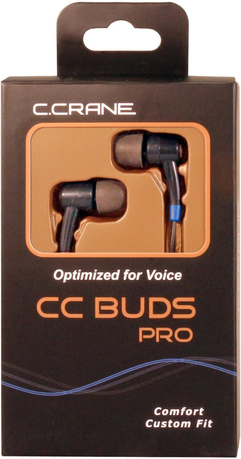 C. Crane CC Buds-Pro Full Stereo in-Ear Earbud Headphones – for Audio Books and Voice Clarity...