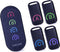 Key Finder with Thinner Receivers & Advanced Fabric Remote, SIMJAR 80dB+ RF Item Locator with 131ft Working Range, 1 RF Transmitter & 4 Receivers...