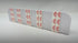 Made in USA White Stick-On Removable Adhesive Floating Wall Shelf Durable Textured ABS Injection Molded Plastic with Lipped Edges | Designed for S...