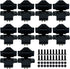 10pcs XT60E-F Female Plug XT60h XT60 Male Bullet Connector with PVC Protective Sleeve Dust Cap for RC Aircraft Drone Accessories (Black)...