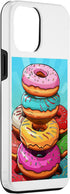 iPhone 12 Pro Max Doughnuts Pop Art Vintage Retro Baking Bakery Bakery Bakery Goods Case...