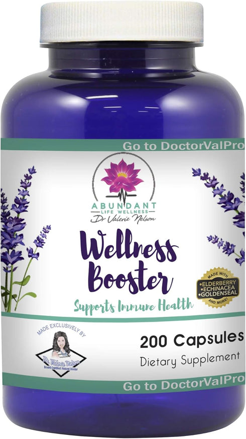Echinacea Elderberry Goldenseal & More - 200 Caps - Wellness Boosters...