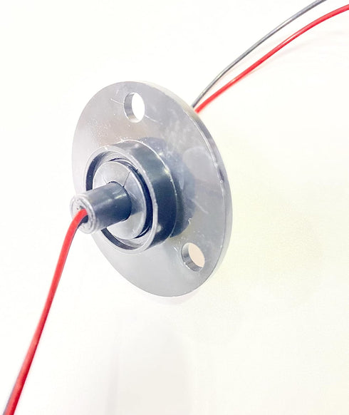 Taidacent 2 Wires 5A 15A 20A 30A 40A 60A Slip Ring Collector Ring Rotary Electrical Contact (5A)...