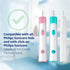 Kids mini toothbrush heads compatible with Philips Sonicare Kids toothbrush heads - replacement heads mini sensitive - brush heads mini from ages ...
