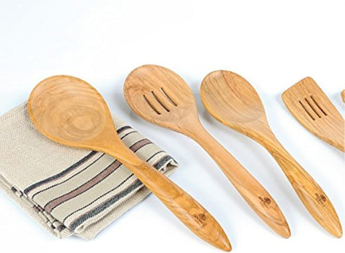 Berard French Olive Wood 12-Inch Handcrafted Wood Spoon, Terra Collection...