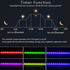 Smart Submersible Aquarium Light with App Timer, 7.5 Inches LED Fish Tank Light, RGB 16 Million Colors Changing, 7/24 On/Off Automatic, Aquarium L...
