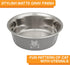Neater Pets Hungry Bowls - Pet Food or Water Bowl, Grey with Stainless Steel Interior (Cat - 16 Oz.)...