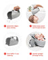 Skip Hop Baby Bath Rinse Cup, Moby Tear-free Waterfall Rinser, Grey...