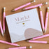 Markt Mini Pink Pencils with Erasers, Baby Shower Games Prizes for girl, Small Baby Shower Pencils, Baby Shower Favors, Presharpened Bulk Pencils ...