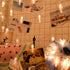 Photo Clip String Lights 17Ft - 50 LED Fairy String Lights with 50 Clear Clips for Hanging Pictures, Christmas Party Birthday Decoration - Perfect...