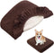 nanbowang Waterproof Dog Bed Covers Replacement Washable Pet Hair Easy to Remove, Dog Pillow Cover Quilted, Pet Bed Cover Lovely Puppy Bed Cover f...