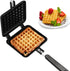Dicunoy Pan Waffle Maker, Nonstick Waffle Maker Pan, Camp Stove Top Waffle Skillet for Belgian Waffles Sandwich Toaster, Breakfast, Sandwich Maker...