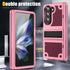 for Samsung Galaxy Z Fold 5 Case, Shockproof 2 in 1 Silicone Rubber with Hard PC Rugged Full Body Protection Phone Cover for Samsung Galaxy Z Fold...