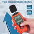 Digital Sound Level Meter Decibel Meter -35dB?135dB LCD Display,Min/Max/Hold Function Temperature Measurement- Noise Reader DB Meter for Home,Engi...