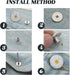 RONYOUNG 100PCS Jeans Buttons Pins with Screwdriver, Jean Buttons for Loose Jeans, Removable Instant Metal Buttons, No-Sew Replacement Buttons for...