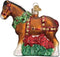 Old World Christmas Ornaments: Holiday Clydesdale Glass Blown Ornaments for Christmas Tree...