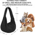 Dog Carrier Sling - Ultra Breathable Reversible Puppy Carrier Purse with Storage Pocket, Travel Safety Harness, Hand-Free Dog Sling Carrier for Ca...