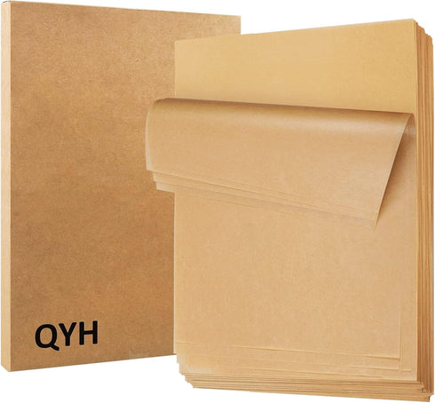QYH 300 Pcs Parchment Paper Sheets for Baking, 8x12 Inches Unbleached Precut Parchment Paper for Baking Cookies, Frying, Air Fryer, Cooking, Grill...