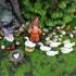 Fairy Tale Garden Accessories, Miniature Gnome Statue and Large White Goose Statue 9 Pieces Set, Garden Gnome Statue for Planter Decoration, Home ...