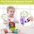 FPVERA Baby Cloth Book Sensory Books for Babies 0+ Months Baby Book for Toddlers Infant Toys Newborn Soft Cloth Touch Feel Tummy Time Book with Mu...