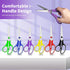 Scissors, 8.5" Scissors All Purpose Comfort Grip Stainless Steel Sharp Scissors for Office School Home Supplies, Right/Left Handed, 6 Piece Set...