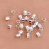 30 Pcs Crimp Beads for Jewelry Making - S925 Sterling Silver Crimping Beads, 2 mm Crimp Tube Beads for DIY Earrings Bracelet Necklace Jewelry Maki...