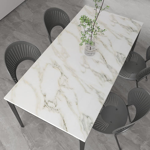 White Marble Peel and Stick Wallpaper Granite Countertop Contact Paper 16"×118", White with Green Textured Self Adhesive Waterproof Glossy Removab...
