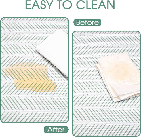 Glotoch Premium Non Slip Shelf Liner, Non Adhesive Drawer Liner, Waterproof Shelf Liners for Kitchen Cabinets, Drawer, Fridge, Wire Shelving, Pant...