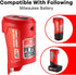 M12 Power Source Replacement for Milwaukee 12V Battery with with 2.1A Wall Plug, USB Port & DC 12V Outlet Portable Heated Jacket Battery Adapter f...