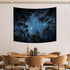 Tileranois Starry Sky Tapestry Starry Night Forest Nature Scenery Landscape Tapestry Living Room Bedroom Decoration Tapestry 5x4FT 150x120cm...