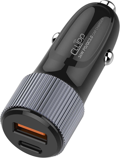 USB C Car Charger, 36W Dual Power PD3.0+QC3.0 Fast Charging Type C Cigarette Lighter Adapter, for iPhone 15/14 Pro/13/12, Samsung Galaxy S23/S22/S...