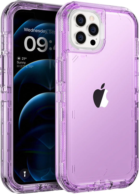 ORIbox Case Compatible with iPhone 12 and iPhone 12 Pro, Heavy Duty Shockproof Anti-Fall Clear case...