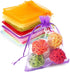 WenTao 100PCS Organza Gift Bags, 4x4.72 Mixed Color Wedding Favor Bags with Drawstring, Premium Candy Jewelry Pouch Party Wrap...