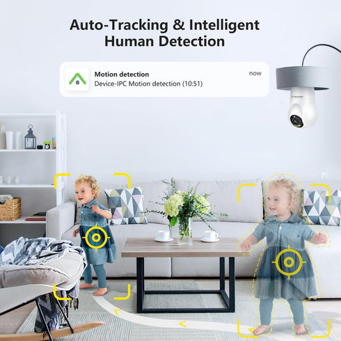 Jennov 2K/3MP Light Bulb Security Camera, 2.4Ghz Wi-Fi Security camera Wireless Outdoor, 360° Indoor Light Socket Camera Easy Installation, Auto T...