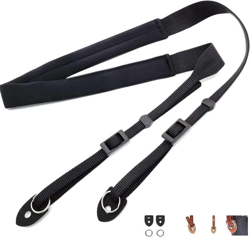 Washable Soft Neoprene Camera Neck Strap (Black)...