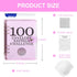Whaline 100 Envelopes Money Saving Challenge Binder Kit, Easy and Fun Way to Save $5,050, Purple Clear Saving Budget Book with Cash Envelopes, Sti...
