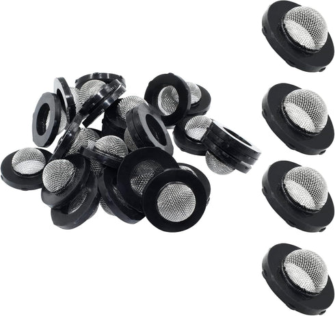 30pcs Stainless Steel Garden Hose Screen Filter, Pressure Screen Washer Hose Filter with 50 Mesh for 3/4" Garden Hose Faucet Inside Fittings, Hose...