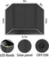 Solar Wall Lights Outdoor Up Down 3000K LED Lighting Waterproof with Adjustable Beam, Solar Wall Sconce Dusk to Dawn Lighting for Deck, Fence, Hou...