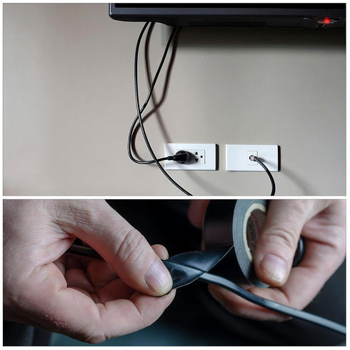 MECCANIXITY 28AWG Electrical Wire 4 Conductors 32.8Ft Power Cable UL2464 Flexible Extension Signal Cable Black for LED Strips Lamps Lighting Power...