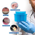 Denture Cup Dental Retainer Case Cleaning with Strainer Basket, Orthodontic Bath Box Mouthguard Storage Soaking Holder - Leak Proof and Lid Waterp...