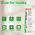 Book Glue, Adhesive Clear Color, Soft, Strong, Waterproof, Glue for Book Repair and Bonding, envelopes?Postcards?Paper Craft ?Greeting Cards, Invi...
