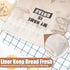 Bread Bags for Homemade Bread, Organic Linen Bread Bag with Plastic Liner, Bread Storage Bags with Drawstring Closure for Sourdough, Loaf, Artisan...