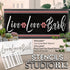 Live Love Bark Stencil by StudioR12 | Craft DIY Pet & Animal Home Decor | Paint Wood Sign | Reusable Mylar Template | Select Size (12 inches x 5.5...
