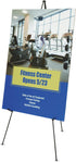 Quartet Instant Easel 63” Stand, Supports 5 lbs., Tripod Base, Powder Coated Steel Material, Collapsible, Black (29E)...