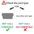 HQRP USB Cable Compatible with JVC Everio HDD Camcorder/Video Camera GZ and G Series Camcorder...